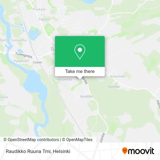 Raudikko Ruuna Tmi map
