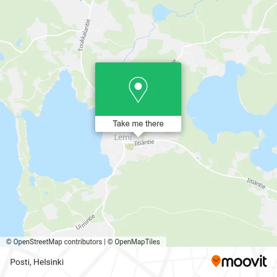 Posti map