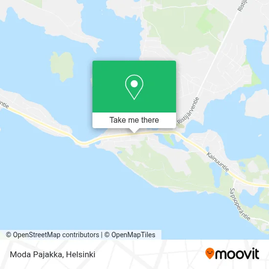 Moda Pajakka map