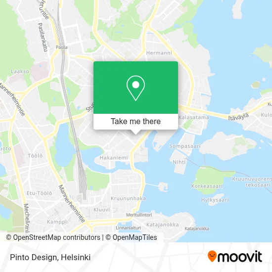 Pinto Design map