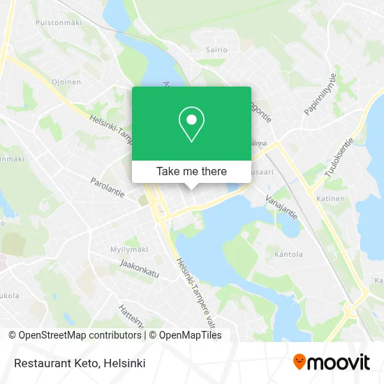 Restaurant Keto map