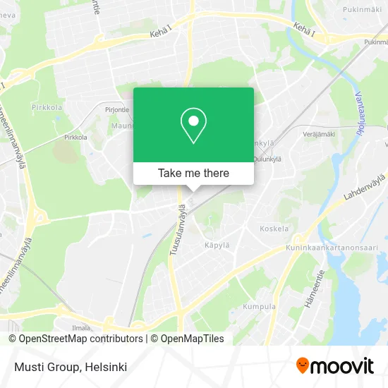 Musti Group map