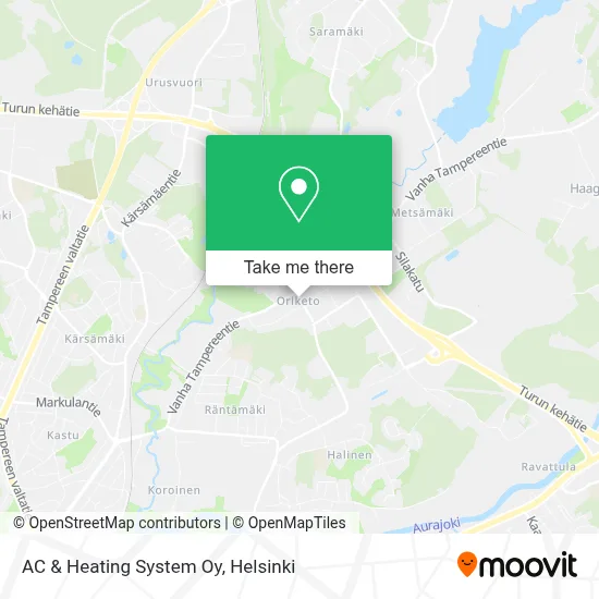 AC & Heating System Oy map