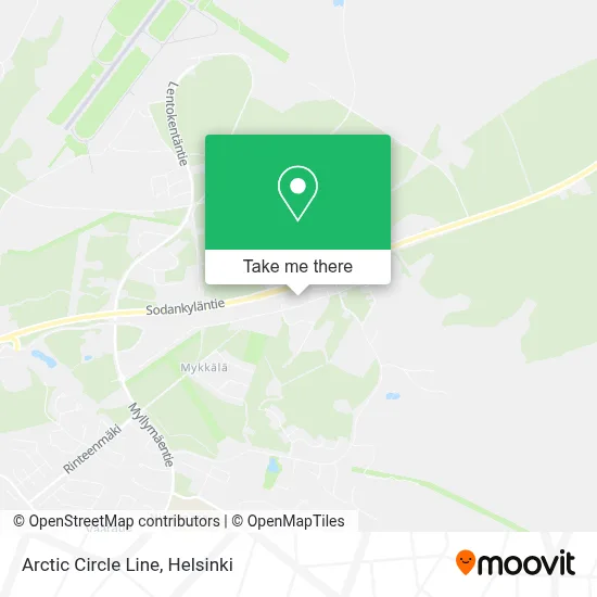 Arctic Circle Line map