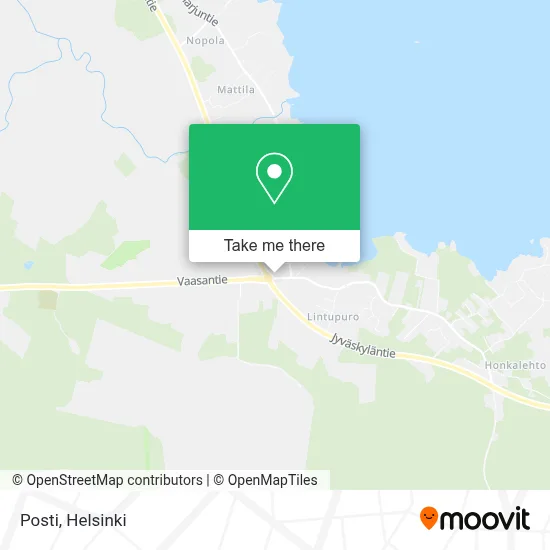 Posti map