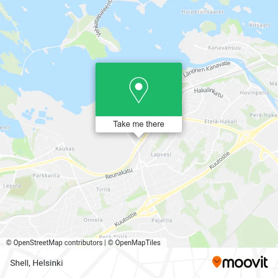 Shell map
