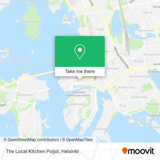 The Local Kitchen Poijut map