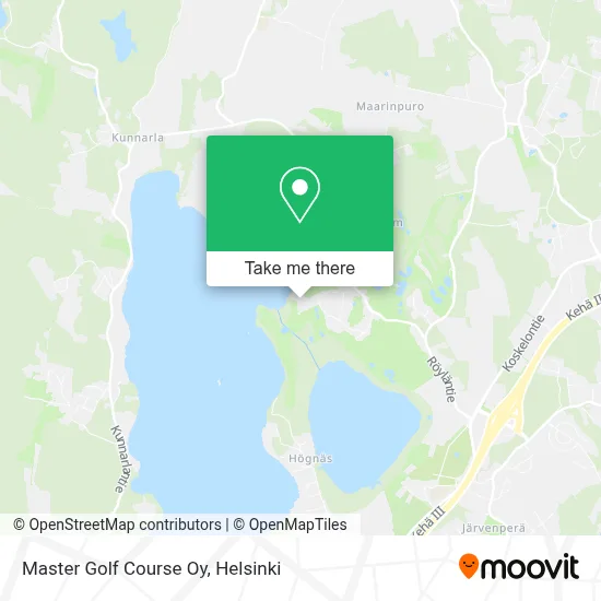 Master Golf Course Oy map