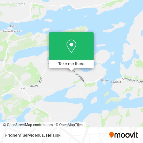 Fridhem Servicehus map