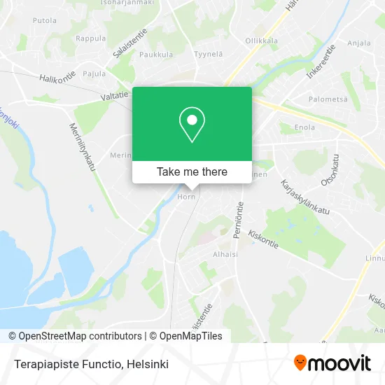 Terapiapiste Functio map