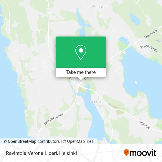 Ravintola Verona Liperi map