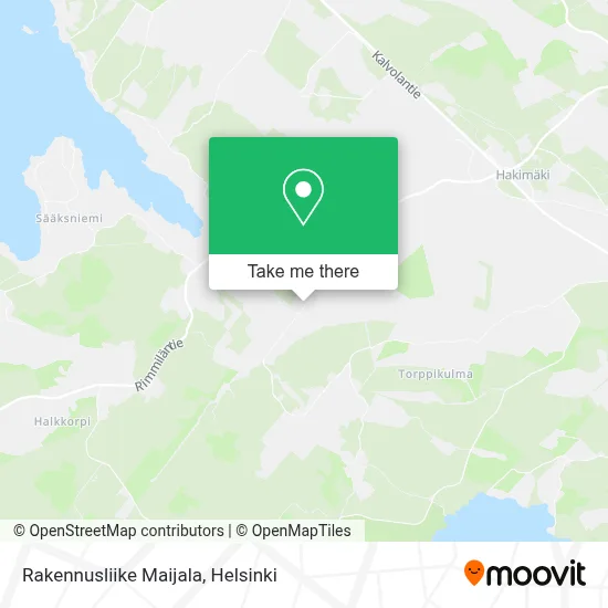 Rakennusliike Maijala map