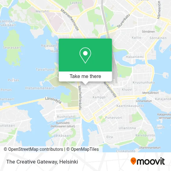 The Creative Gateway map