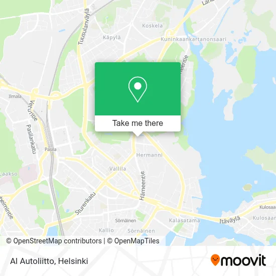 Al Autoliitto map