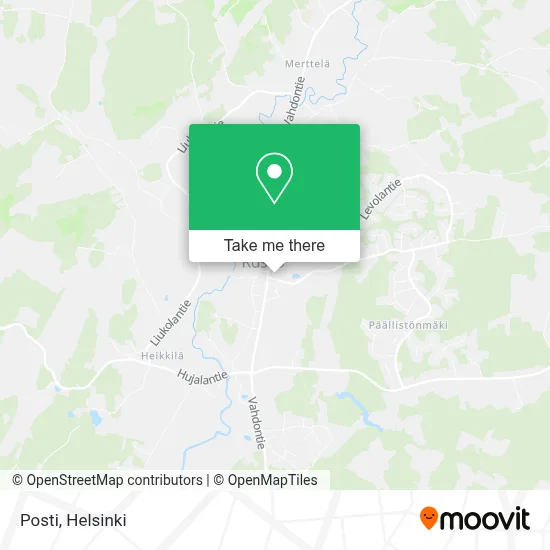 Posti map