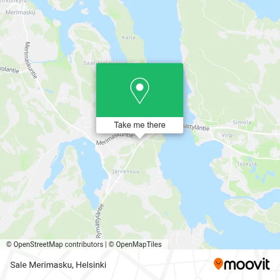 Sale Merimasku map