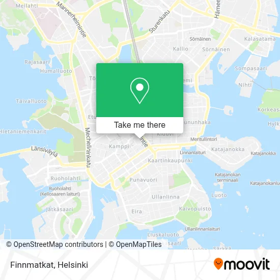 Finnmatkat map