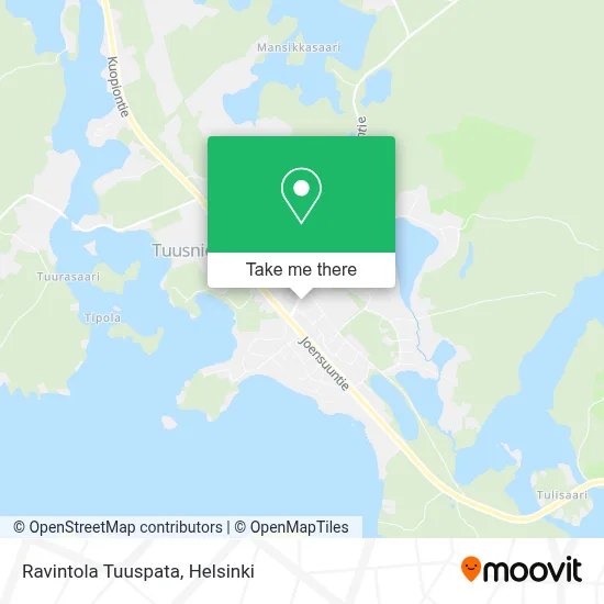 Ravintola Tuuspata map