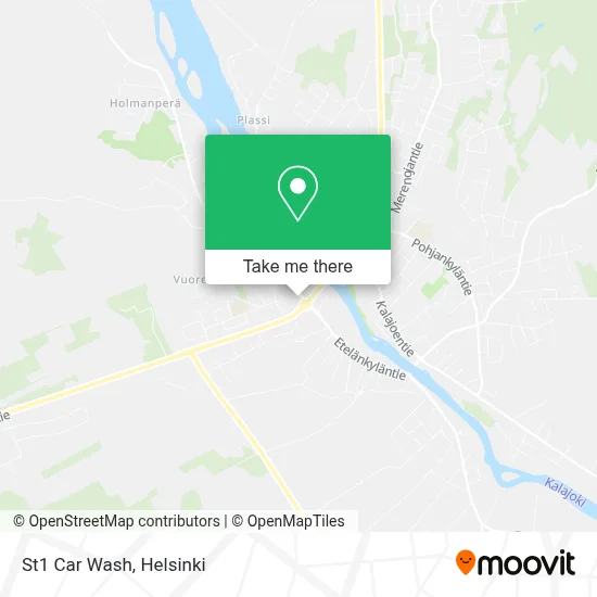 St1 Car Wash map
