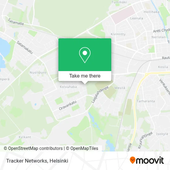 Tracker Networks map
