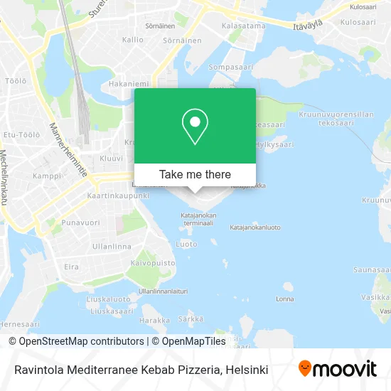 Ravintola Mediterranee Kebab Pizzeria map