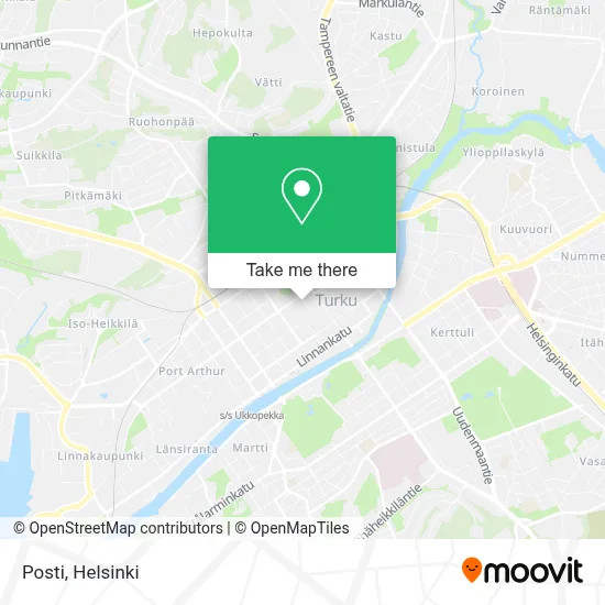 Posti map