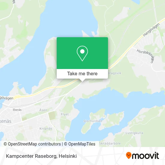 Kampcenter Raseborg map
