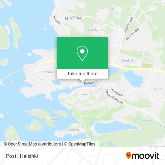 Posti map