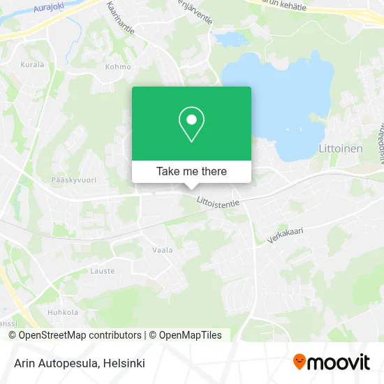 Arin Autopesula map