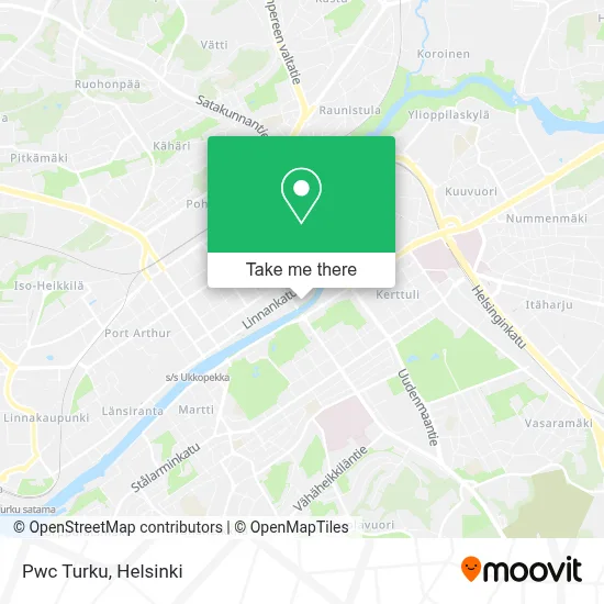 Pwc Turku map
