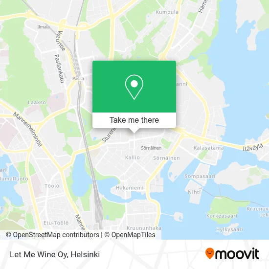 Let Me Wine Oy map