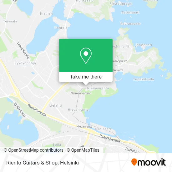 Riento Guitars & Shop map