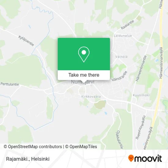 Rajamäki. map