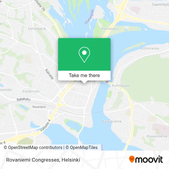 Rovaniemi Congresses map