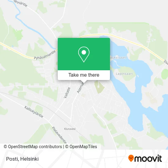 Posti map