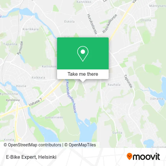 E-Bike Expert map