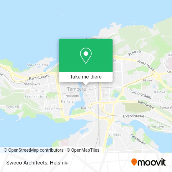 Sweco Architects map