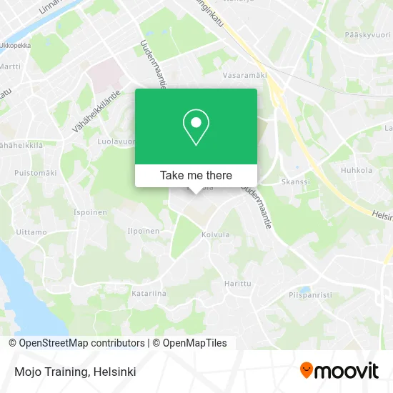 Mojo Training map
