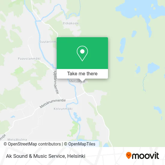 Ak Sound & Music Service map