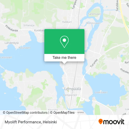Myolift Performance map