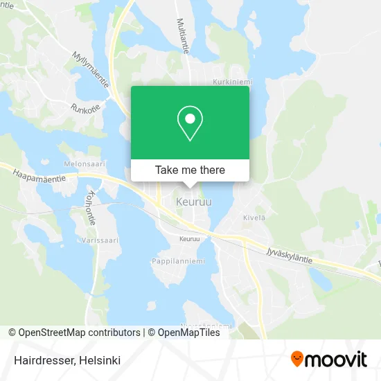 Hairdresser map