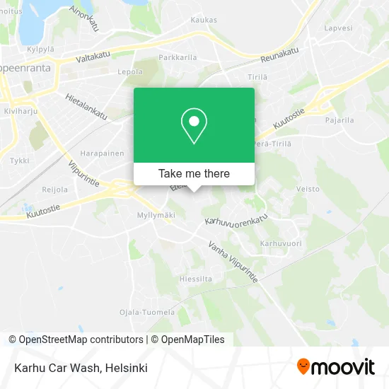 Karhu Car Wash map