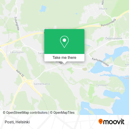 Posti map