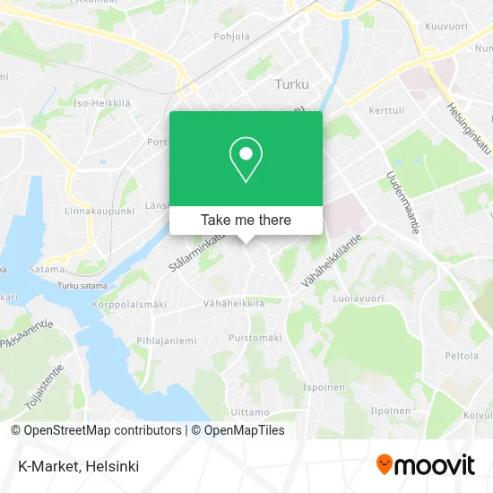 K-Market map