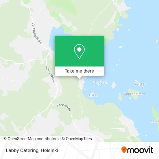 Labby Catering map