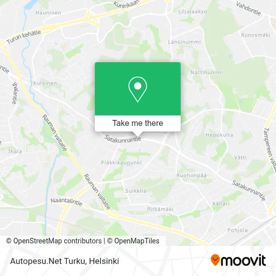 Autopesu.Net Turku map