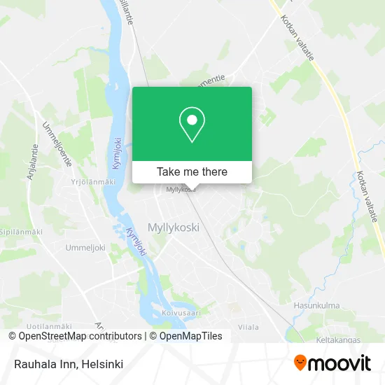 Rauhala Inn map