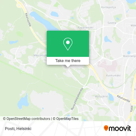 Posti map