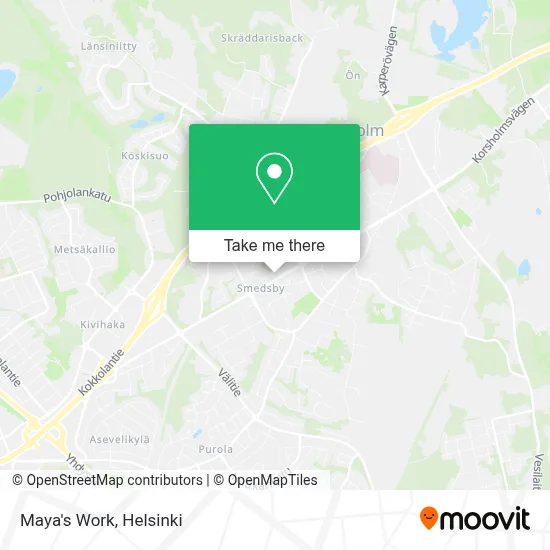 Maya's Work map