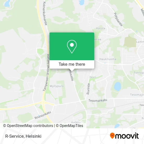 R-Service map